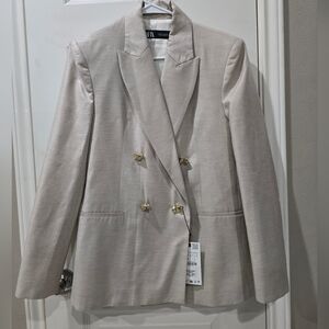 Zara Women's Cream Blazer